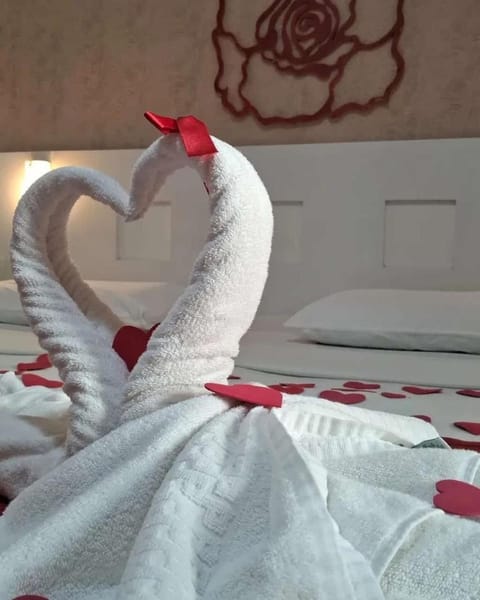 Decorative detail, towels