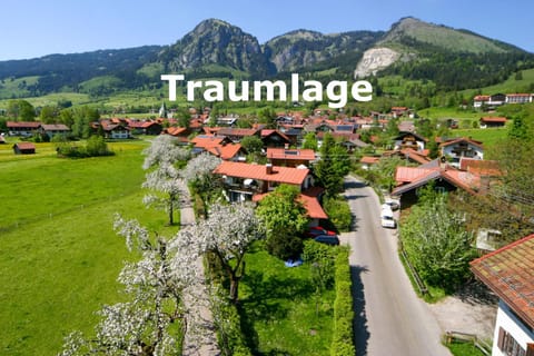 Property building, Neighbourhood, Natural landscape, Bird's eye view