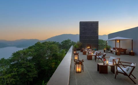 Patio, Day, Natural landscape, Lake view, Mountain view
