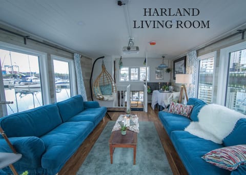 Barge At Titanic Docked boat in Belfast