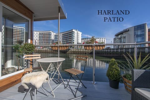 Barge At Titanic Docked boat in Belfast