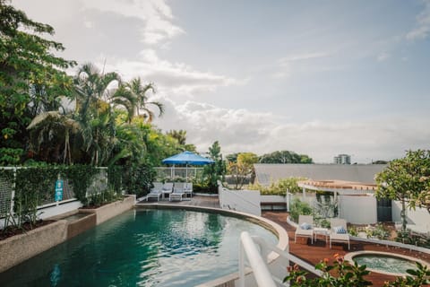 Pool view, Swimming pool, sunbed