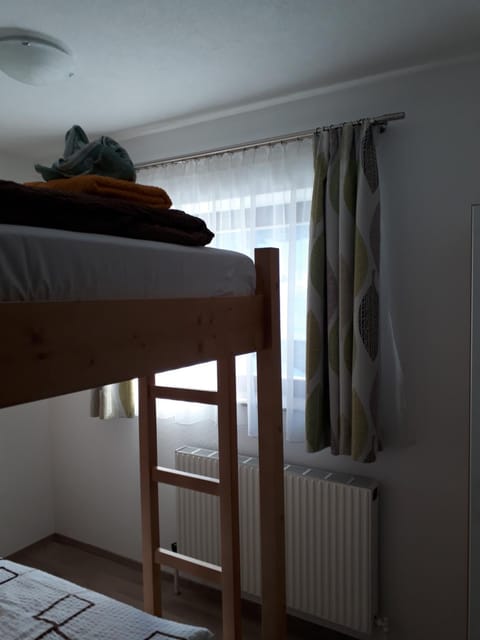 Photo of the whole room, bunk bed