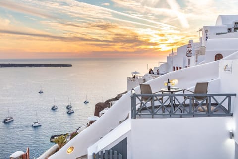 Day, Natural landscape, View (from property/room), Balcony/Terrace, Sea view, Sunset