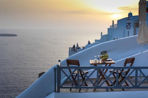 Summer, Balcony/Terrace, On site, Landmark view, Sea view, Sunset