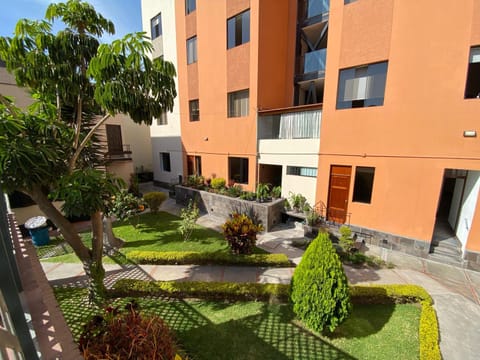 Property building, Garden, Garden view