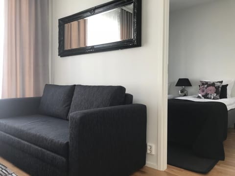 Bed, Living room, Bedroom