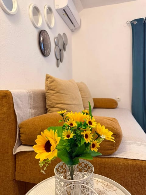 Living room, Seating area, air conditioner