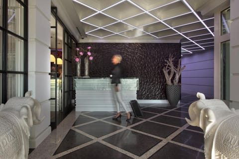 People, Lobby or reception