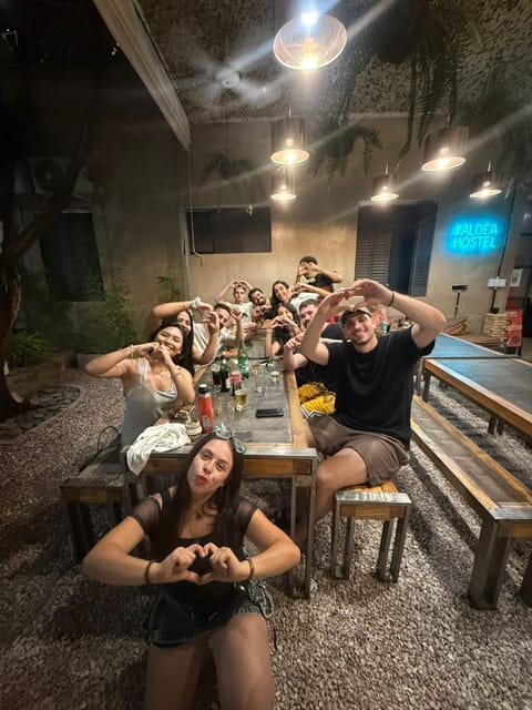 Patio, People, group of guests