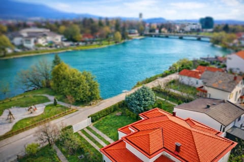Property building, Neighbourhood, Natural landscape, Bird's eye view, City view, River view