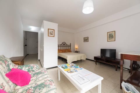 Bed, TV and multimedia, Living room, Photo of the whole room, Seating area, Bedroom