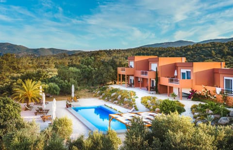 Property building, Natural landscape, Pool view
