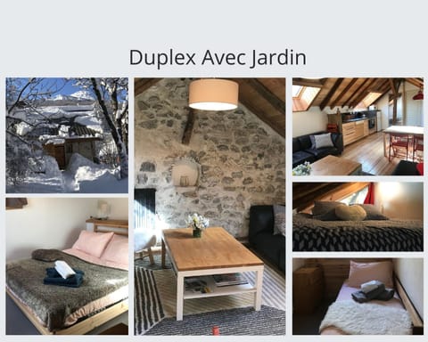 Appartement Duplex avec Jardin Attenant Apartment in Briançon