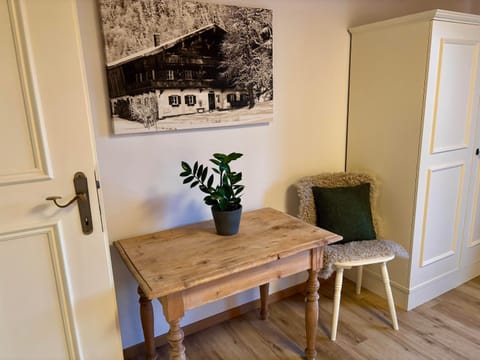 Seating area, wardrobe