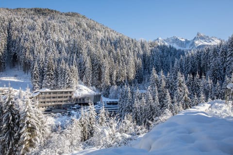 Natural landscape, Bird's eye view, Winter, Mountain view