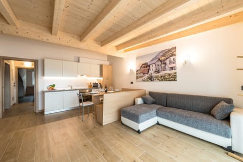 Kitchen or kitchenette, Living room, Dining area