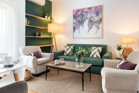 Living room, air conditioner