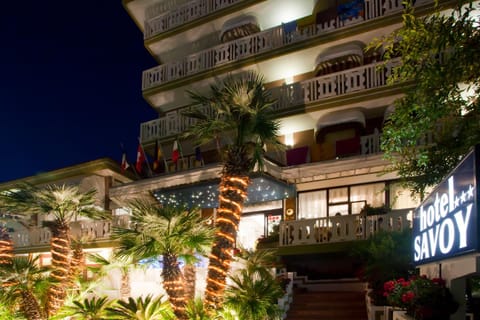 Property building, Facade/entrance, Night, Property logo or sign