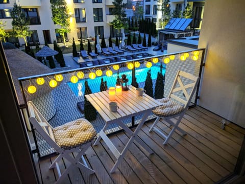 Summer, Balcony/Terrace, Garden view, Garden view, Pool view, Pool view, Swimming pool, Swimming pool, Sunset