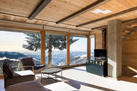 Living room, Photo of the whole room, Seating area, Mountain view
