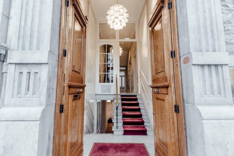 Property building, Facade/entrance, Lobby or reception, Swimming pool