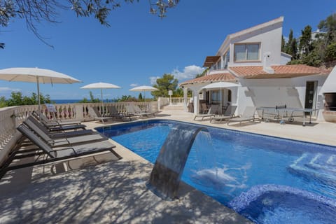 Property building, Living room, Swimming pool