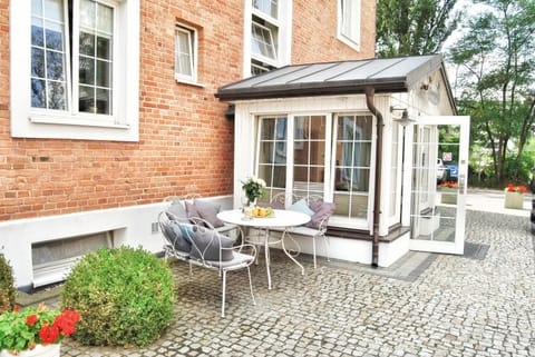 Property building, Patio