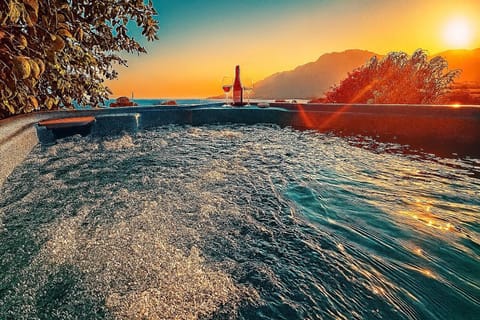 Hot Tub, Sunset