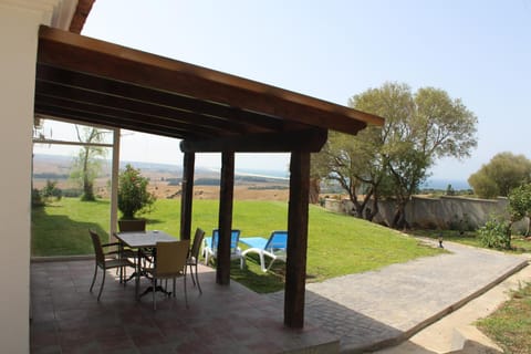 Patio, Facade/entrance, Garden, Balcony/Terrace, Garden view, Mountain view, Sea view