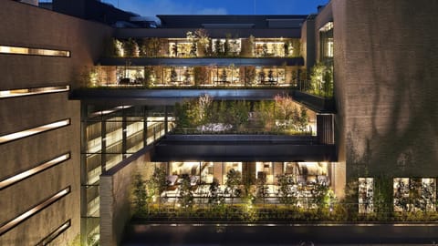 Property building, Sunset