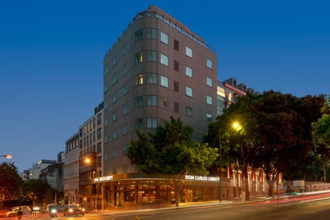 Property building, Night, Street view
