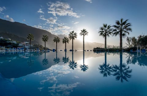 Swimming pool, Sunset