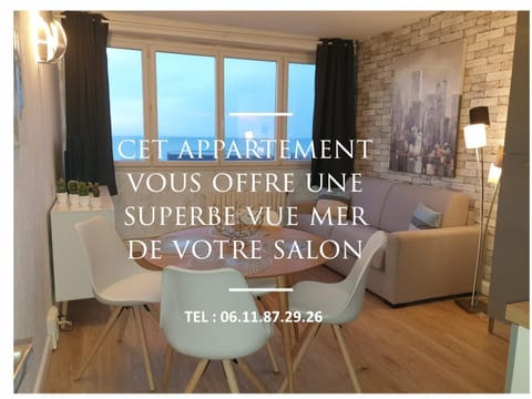 residence du bord de mer 9 appartements en bord de mer avec une vraie vue mer Apartment in Normandy