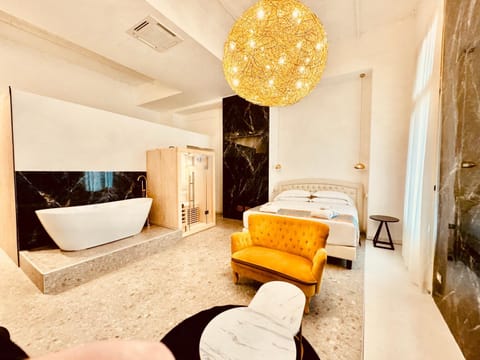 Bed, Sauna, Photo of the whole room, Bedroom, Bath