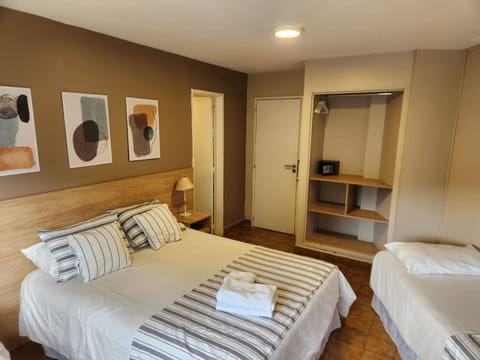 Bed, Photo of the whole room, towels, wardrobe