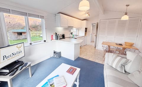 Lapwing Lodge with loch and mountain view Chalet in Scotland