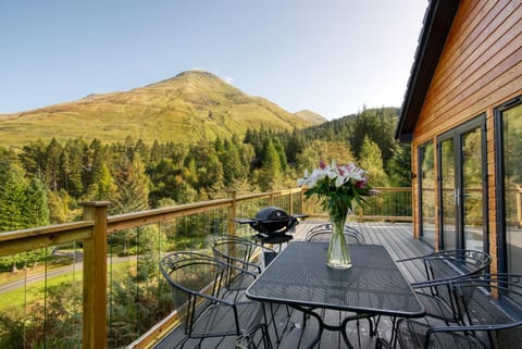 Stunning 5 star lodge with loch and mountain views Chalet in Scotland