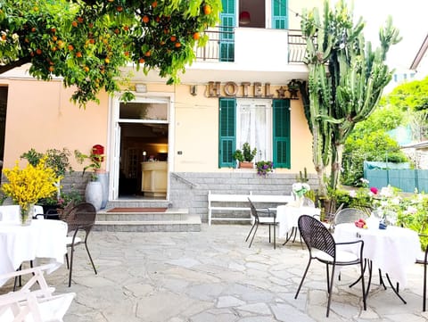 Property building, Patio, Garden, Seating area, Garden view