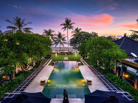 Garden, Sea view, Swimming pool, Sunset