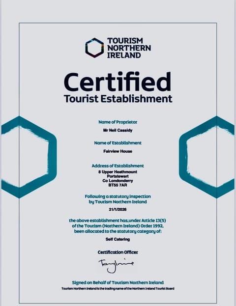 Fairview House House in Portstewart