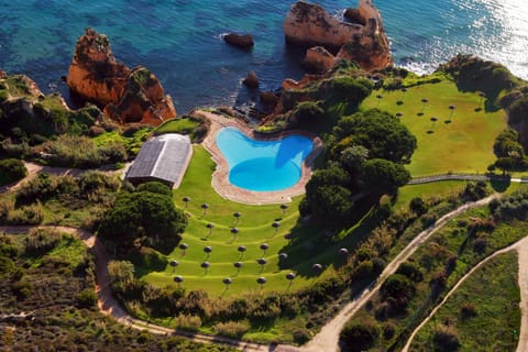 Natural landscape, Bird's eye view, Sea view, Swimming pool