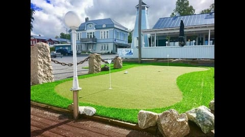Property building, Day, Minigolf, Garden view