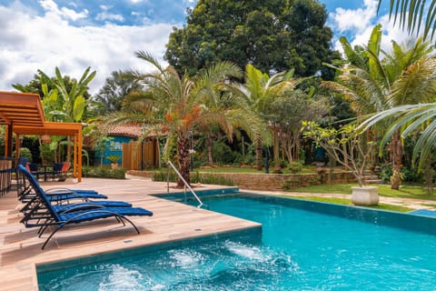 Spring, Day, Natural landscape, Garden, Garden view, Pool view, Swimming pool, sunbed