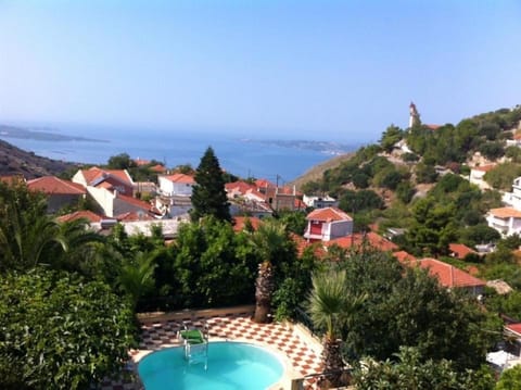 Property building, Nearby landmark, Day, Natural landscape, Bird's eye view, Mountain view, Pool view, Sea view, Swimming pool, Swimming pool