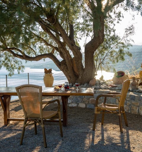 Patio, Garden, Seating area, Landmark view, Sea view