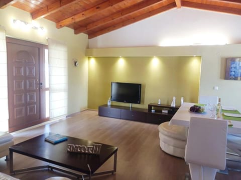 TV and multimedia, Living room, Photo of the whole room, Seating area, Dining area