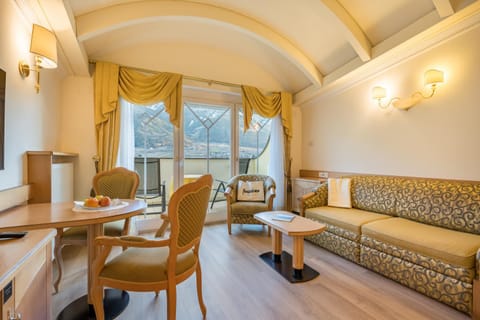 Living room, Seating area, Mountain view