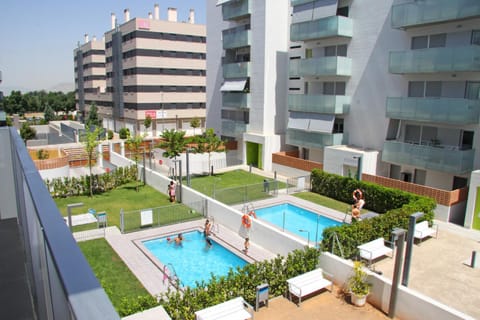 Property building, View (from property/room), Swimming pool