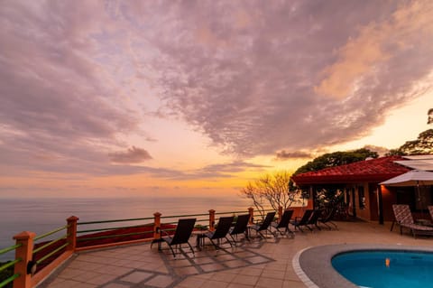 Swimming pool, Swimming pool, Sunset